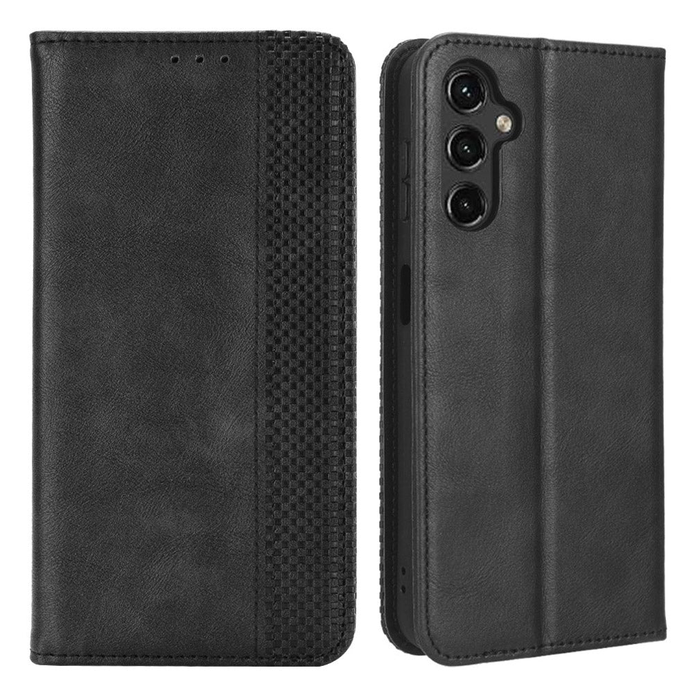 For Samsung Galaxy A24 4G / A24 5G PU Leather Smartphone Case Vintage Stand Wallet Anti-drop Phone Cover For Samsung Galaxy A24 4G / A24 5G PU Leather Smartphone Case Vintage Stand Wallet Anti-drop Phone Cover